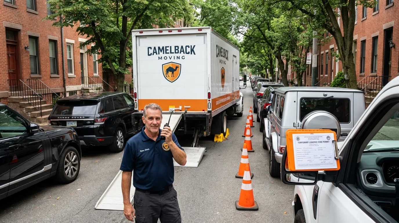 City street loading permit setup in Lincoln Park, NJ